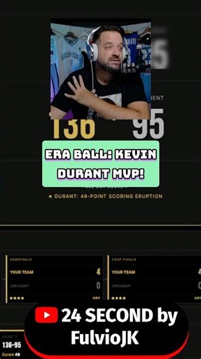 Giochiamo a ERABALL e Kevin Durant è MVP delle Finals! #shorts #viralshorts