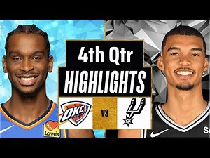 Spurs vs Oklahoma City Thunder Full Game Highlights 4th Qtr | Dec 13 | 2025 NBA Highlights
