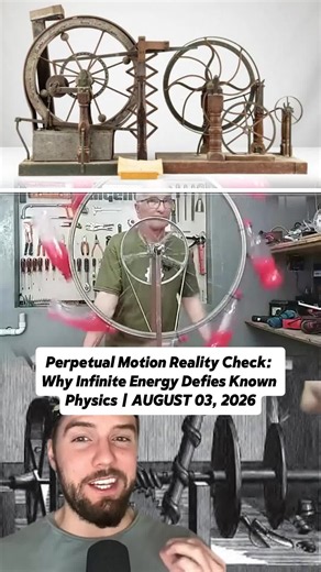 Perpetual Motion Reality Check: Can Infinite Energy Really Exist? (Credit: Ted-Ed YT) #perpetualmotion #thermodynamics #physics #TimeCrystals #ZeroPointEnergy #fyp