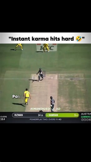 instant karma🤣 #shorts #cricket #cricketshorts #patcummins #trending
