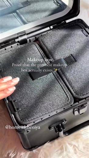 This LED makeup box is the beauty upgrade I didn’t know I needed ✨💄 With bright built-in lights, organized compartments, and a sleek design, it keeps all my makeup neat, visible, and ready to grab. Perfect for travel, vanity setups, or quick touch-ups on the go. #LEDMakeupBox #MakeupOrganizer #BeautyMustHaves #VanityGoals #MakeupStorage | Home With Coiya