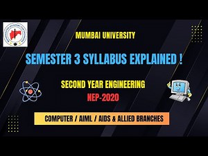 🔥 Semester 3 Syllabus Explained! | NEP 2020 🧠📚 Computer Engg / AIML / AIDS Full Guide