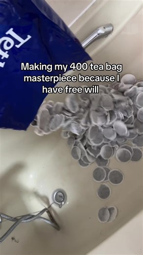 Creating My 400 Tea Bag Masterpiece