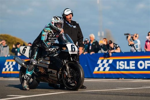 The Northern Ireland rider lapped at over 123mph on the iconic machine on Saturday.
