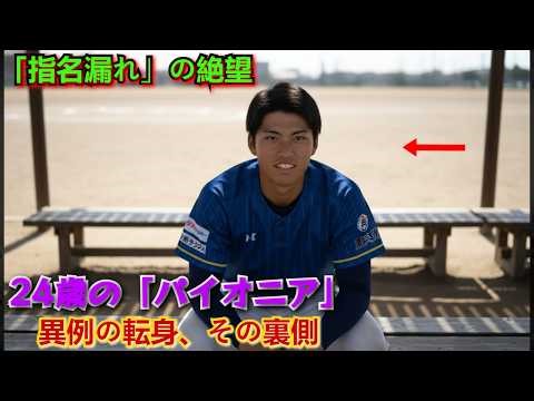 ドラフト指名漏れの絶望から異例の転身！24歳・笹波龍が強豪社会人野球チームで挑む「パイオニア」への道と知られざる苦悩