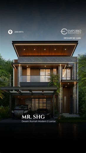 4.9K views · 48 reactions | Our Portfolio : Mr. SHG 2216 Modern House 2 Floors Design - Jakarta . Land Area : width 10 m x length 30 m . #emporioarchitect #arsitek #architect #desainrumahmodern #rumahmodern #arsitekrumahmodern #jasadesainrumahmodern #desainrumah3lantai #rumah3lantai #arsitekrumahmewah #desainrumahidaman #arsitekonline #arsitekrumah #rumah #jasaarsitekrumah #jasadesainrumahjakarta #arsitekjakarta #luxuryhomedesigner #architectures #architecture | Emporio Architect | Facebook