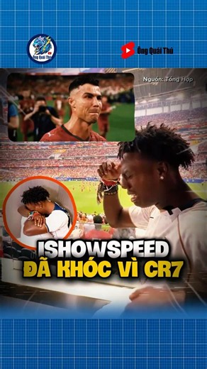 iShowSpeed cried for CR7