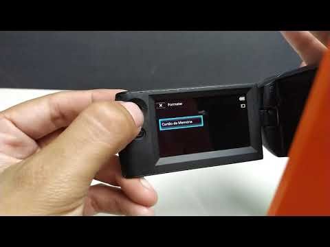 How to format memory card on Sony CX240 camcorder