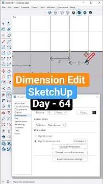 ✅ Change Dimension Style in SketchUp 📏 | Text, Font, Size & Arrows | Quick Tip