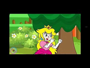 princess peach crying and happy