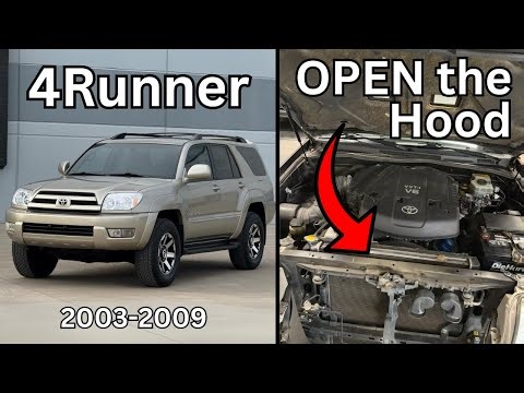 How to Open the Hood on a 4th Gen Toyota 4Runner (2003–2009) – Quick Guide for Beginners