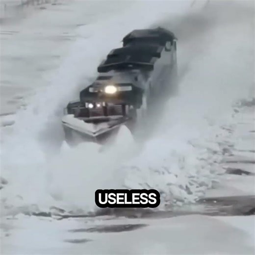 Steam-Powered Rotary Snow Plow Train