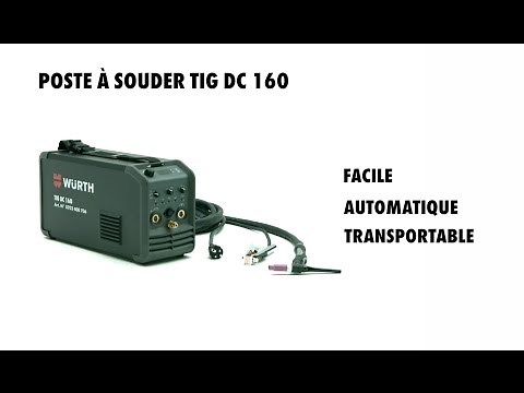Poste à souder TIG DC 160 - Würth