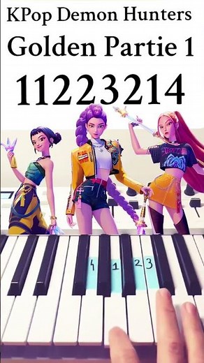 Golden - KPOP DEMON HUNTERS - EASY PIANO