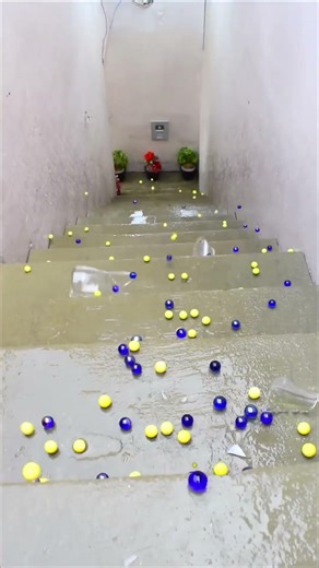 Red VS Blue Breaking glass bottle ⚠️🔥 Crushing Crunchy & Soft Things #shorts #asmr #satisfying