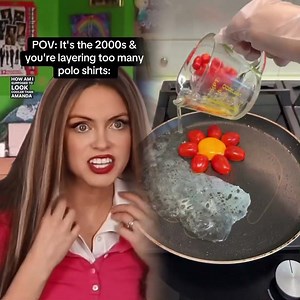 Did you rock this look growing up 😂 The multi-layered popped-collar polo look wasn’t just a tre