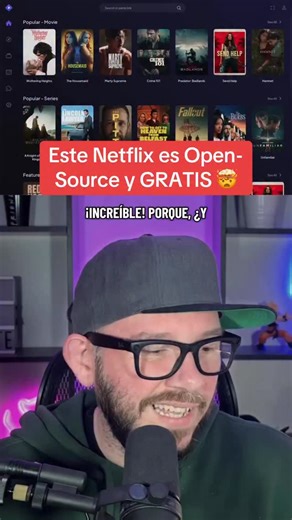 El Netflix Open source con Arquitectura en React y Rust 🚀 #netflix #opensource #reactjs #rust #developer | Javiwebdesign