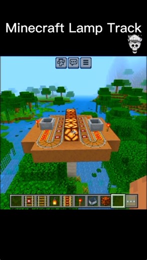 Minecraft Lamp Track 🤯 #minecraft #shorts