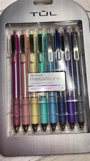 Beautiful Metallic Pens Review and Unboxing!