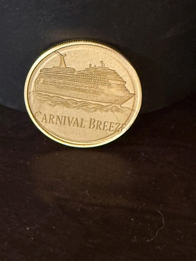 Carnival Breeze Laser Engraved Coin - Etsy