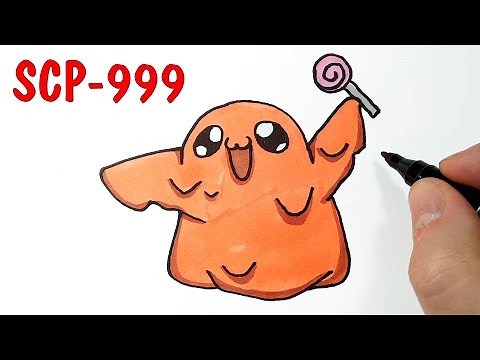 Как нарисовать SCP-999, Щекоточный монстр