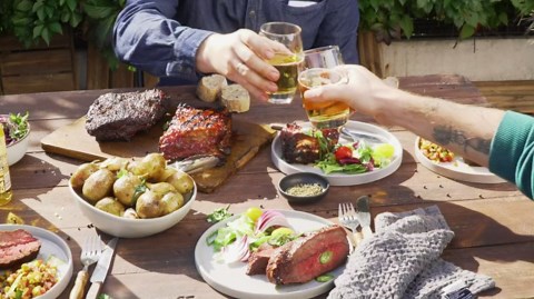 Mountain Grillers Pellet Smoker Tube 5-Hour Smoke Tube Generator for Hot & Cold Smoking Grill - BBQ Grill Stick Made From Heavy-Duty Rustproof Stainless Steel 12-Inc) Includes Hanging Hook & Cleaning