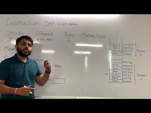 JMP Instruction | Instructions for microprocessor 8085