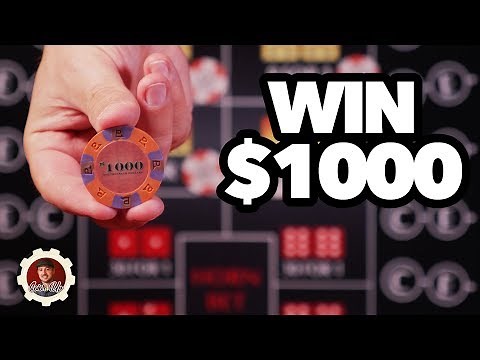 How to win $1000 - craps betting strategy