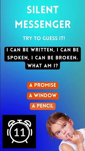 Silent Messenger Quiz 33 - Double Tap to Select Answer