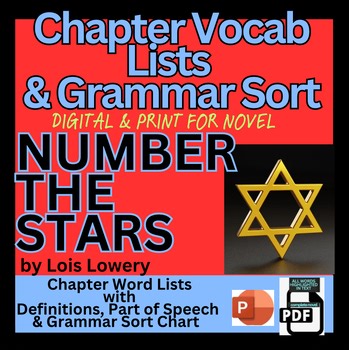 Number the Stars Vocabulary PowerPoint | Chapter-by-Chapter Word Study
