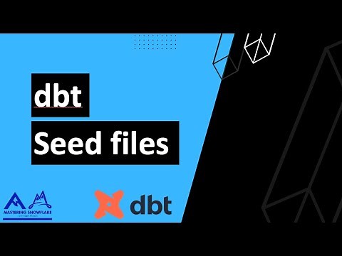 dbt Seed Files: Simplifying Reference Data Management for Data Engineers