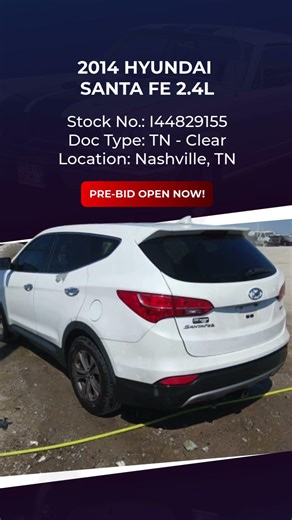 FOR SALE: 2014 Hyundai Santa Fe 🚗