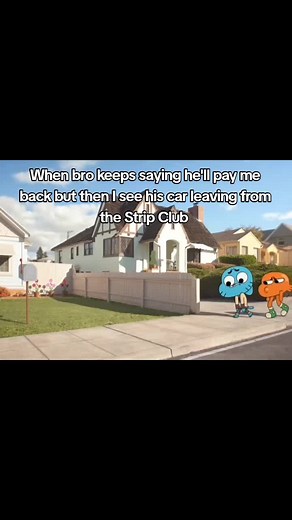 Real #theamazingworldofgumball #bro #meme #fyp | gumball chasing a car