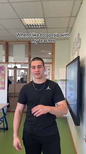 Spanish Gossip with Teacher in IB Spanish Class