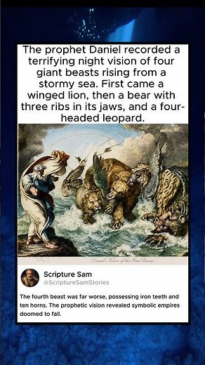 Daniel Vision of Four Giant Beasts