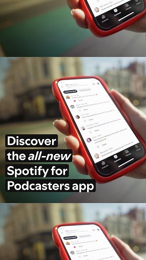 Spotify for Creators on Instagram: "The all-new Spotify for Podcasters app is here! Now, with expanded mobile access for all creators (no matter where your show is hosted) you can check your stats on the go, manage your presence on Spotify, connect with your fans, and get important notifications about your show’s biggest moments. 📱 Take a peek 👇 ✅ Comments are rolling out for podcasts on Spotify starting today! You have full control over which comments are public and you can like and reply to 