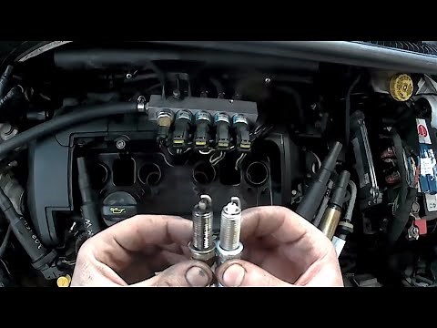 Peugeot 207 1.4 vti Spark Plugs Replace P0351 P1337 P1340 Fault Codes