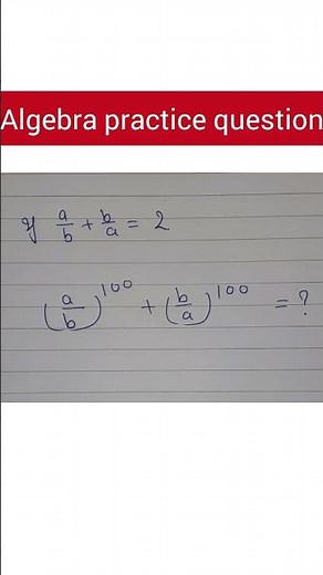 Algebra practice questions #algebra #algebraicidentity