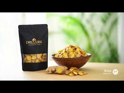 How dry ginger 🫚 are made from field to packaging