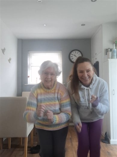 TikTok Dancing with My 84-Year-Old Mother