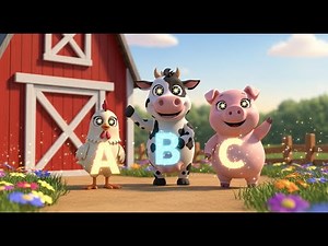 ABC Farm Adventure with Animals 🐔🐮 | ABC Learning for Kids | Educational Adventure
