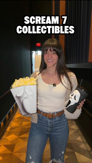 SCREAM 7 Collectibles | Come get your merchandise starting Thursday, Feb. 26 at Santikos, Grand, and AmStar theaters while supplies last. … #santikos #scream7 #screammovie | Santikos Entertainment