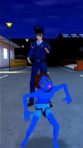 Police Arrests Alien In Sakura 🧞‍♀️ #shorts #youtubeshorts #sakuraschoolsimulator
