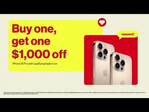 Buy One Get $1000 off Apple iPhone 16 Pro