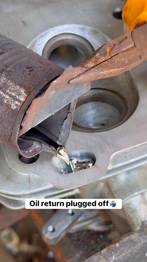 Oil return plugged off🤷🏼‍♂️ #diy #mechanic #racing #highlights #fblifestyle #Teambelbros | Team Belbros