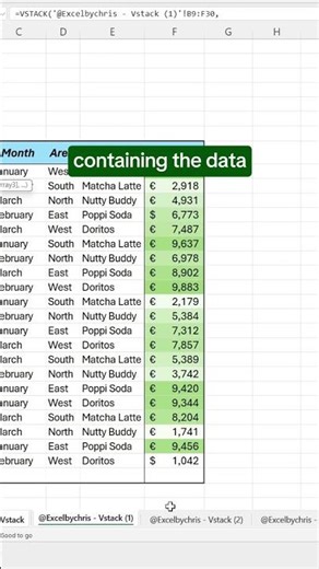 How to combine multiple sheets into one in Excel! #excel #spreadsheet #datamanagement