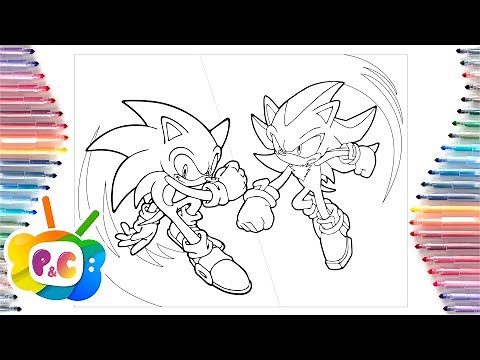 Sonic Vs Shadow coloring pages/Sonic the Hedgehog/ Elektronomia & RUD - Memory [NCS Release]