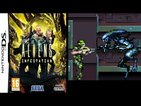 Aliens Infestation ... (Nintendo DS) Gameplay Peek