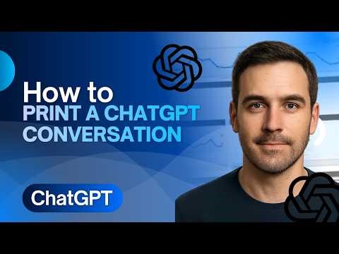 How to Print a ChatGPT Conversation (2026 Step-by-Step Guide)