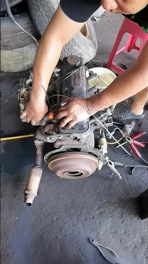 Nissan Vanette C22 A15 1.5-liter Used Petrol Engine Start Up with Bad Carburetor